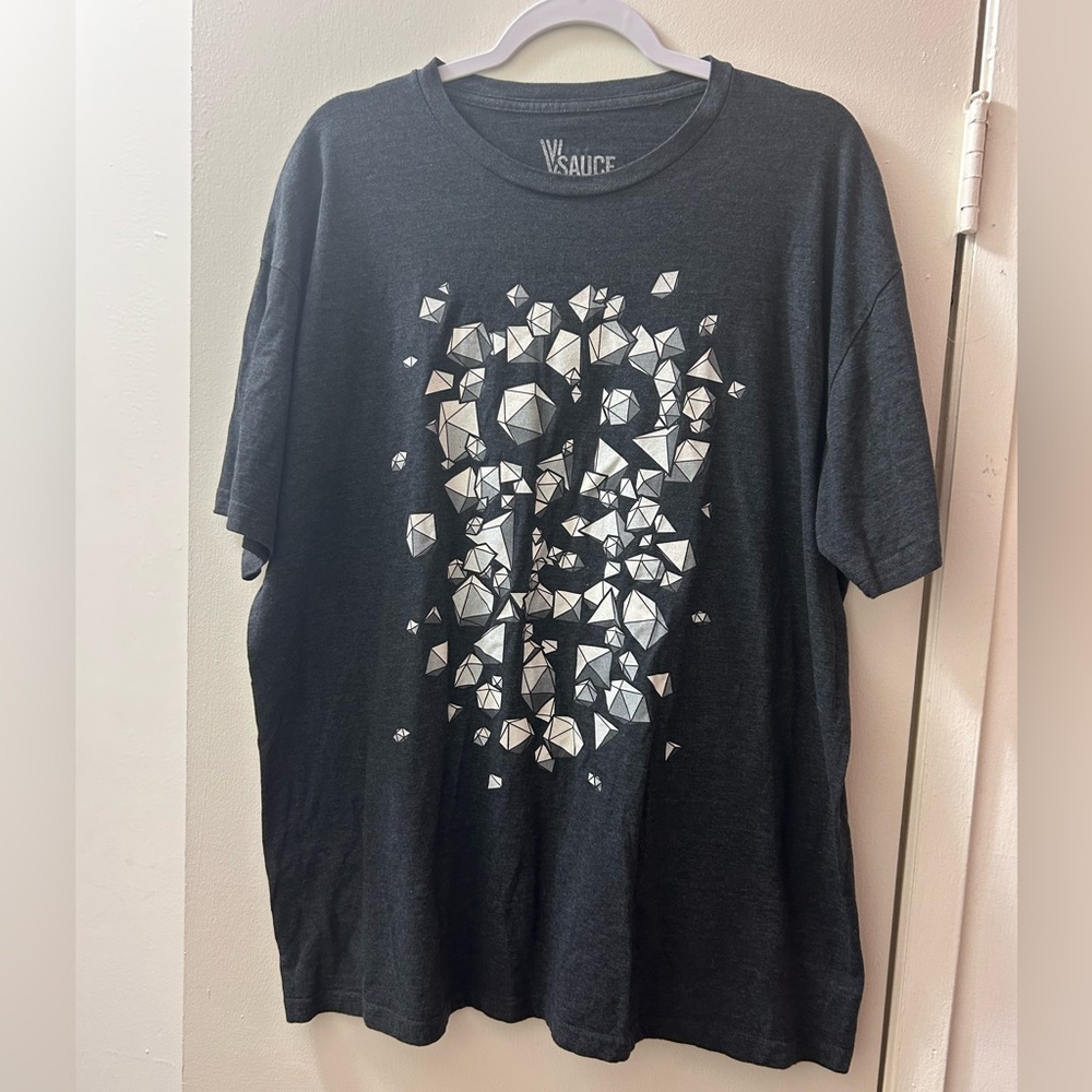 2X VSauce "Or Is It" negative space Illusion tshirt